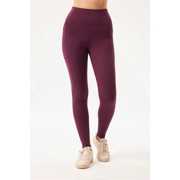 Girlfriend Collective Compressive High Rise Plum Leggings Size M - Picture 1 of 9